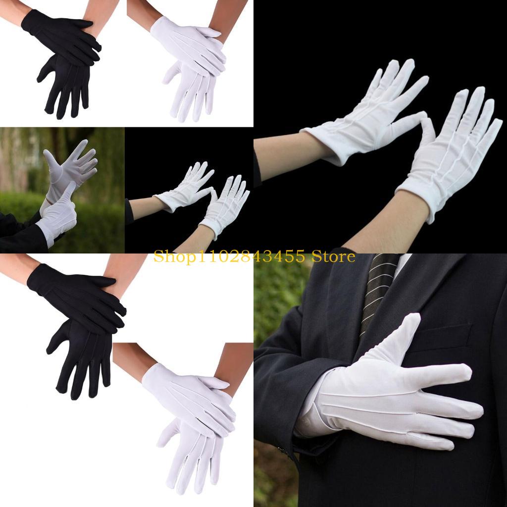 Formal Glove Leather - 49MC قفازات عمل ناعمة وقابلة للتمدد،