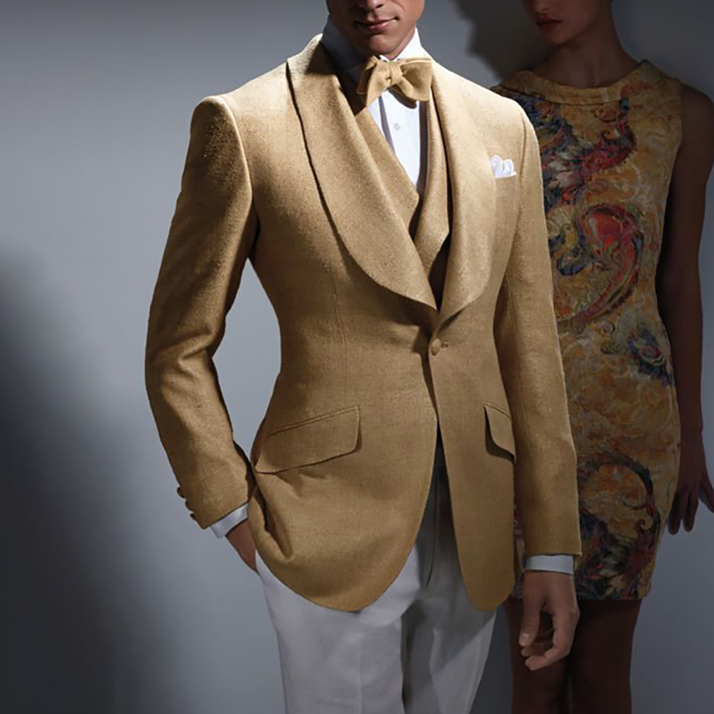 Men Formal Wear Wedding Guest - بدلة رجالية بقصة ضيقة مكونة من