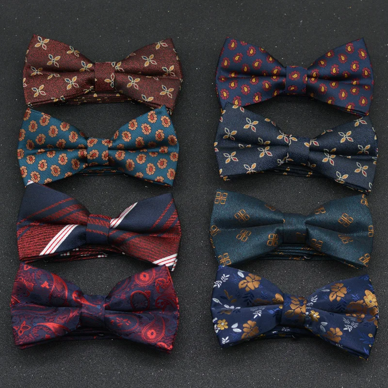Men'S Vintage Formal Wear - ربطة عنق رجالية للزفاف، تصميم مزدوج