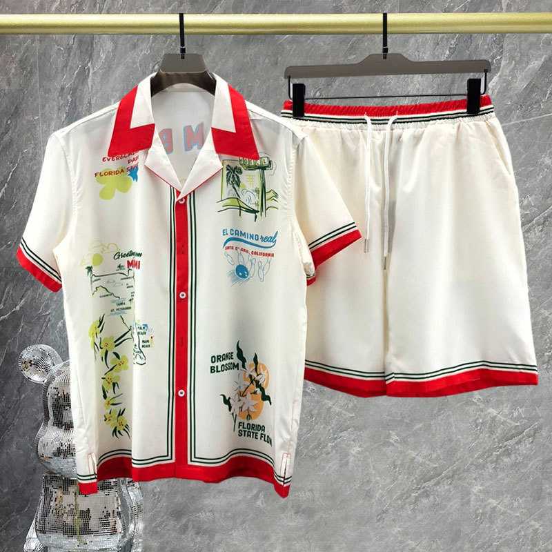 Men'S Formal Beach Wear - قميص رجالي بأكمام قصيرة على طراز