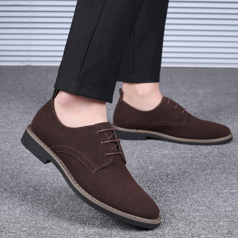 Formal Men Daily Wear Footwear - أحذية أكسفورد رجالية من الجلد السويدي