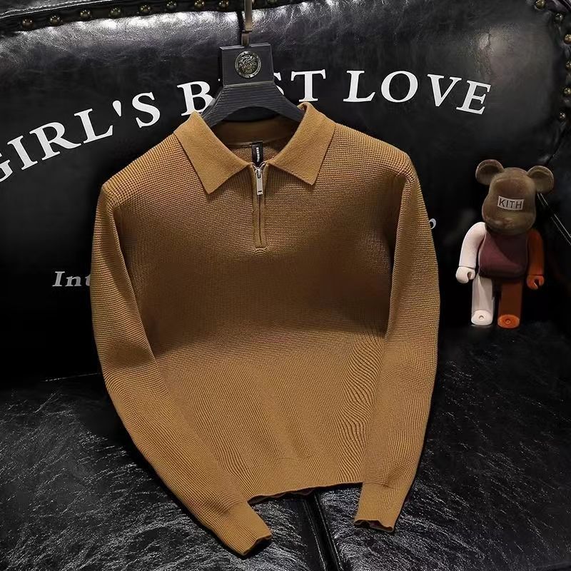 قميص بولو محبوك بتصميم سحاب أن - مراجعة Men Formal Wear Coat وسعره