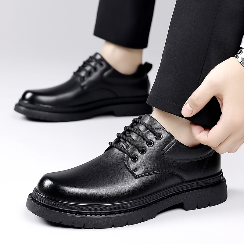 أحذية رجالية جلدية مريحة للارت - مراجعة Formal Men Daily Wear Footwear وسعره