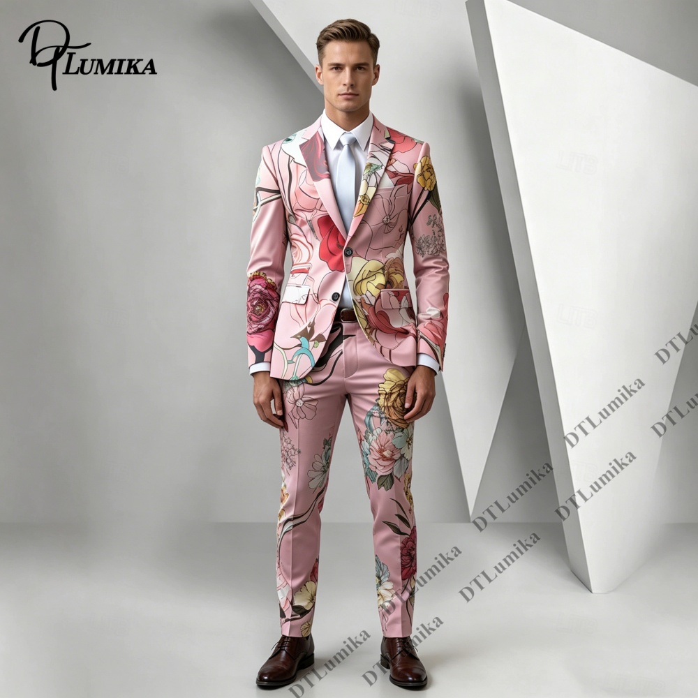 طقم بدلة رجالي من قطعتين من DT - مراجعة Men Formal Wear Photoshoot وسعره