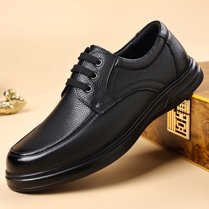 أحذية أكسفورد رجالية من الجلد  - مراجعة Formal Men Daily Wear Footwear وسعره