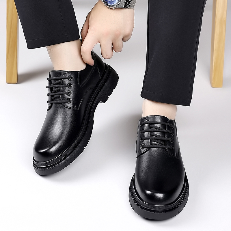 أحذية رجالية جلدية أنيقة مريحة - مراجعة Formal Men Daily Wear Footwear وسعره