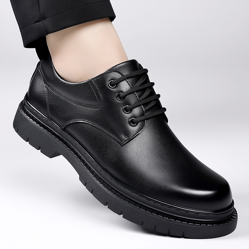 أحذية رجالية جلدية أنيقة مريحة - مراجعة Formal Men Daily Wear Footwear وسعره