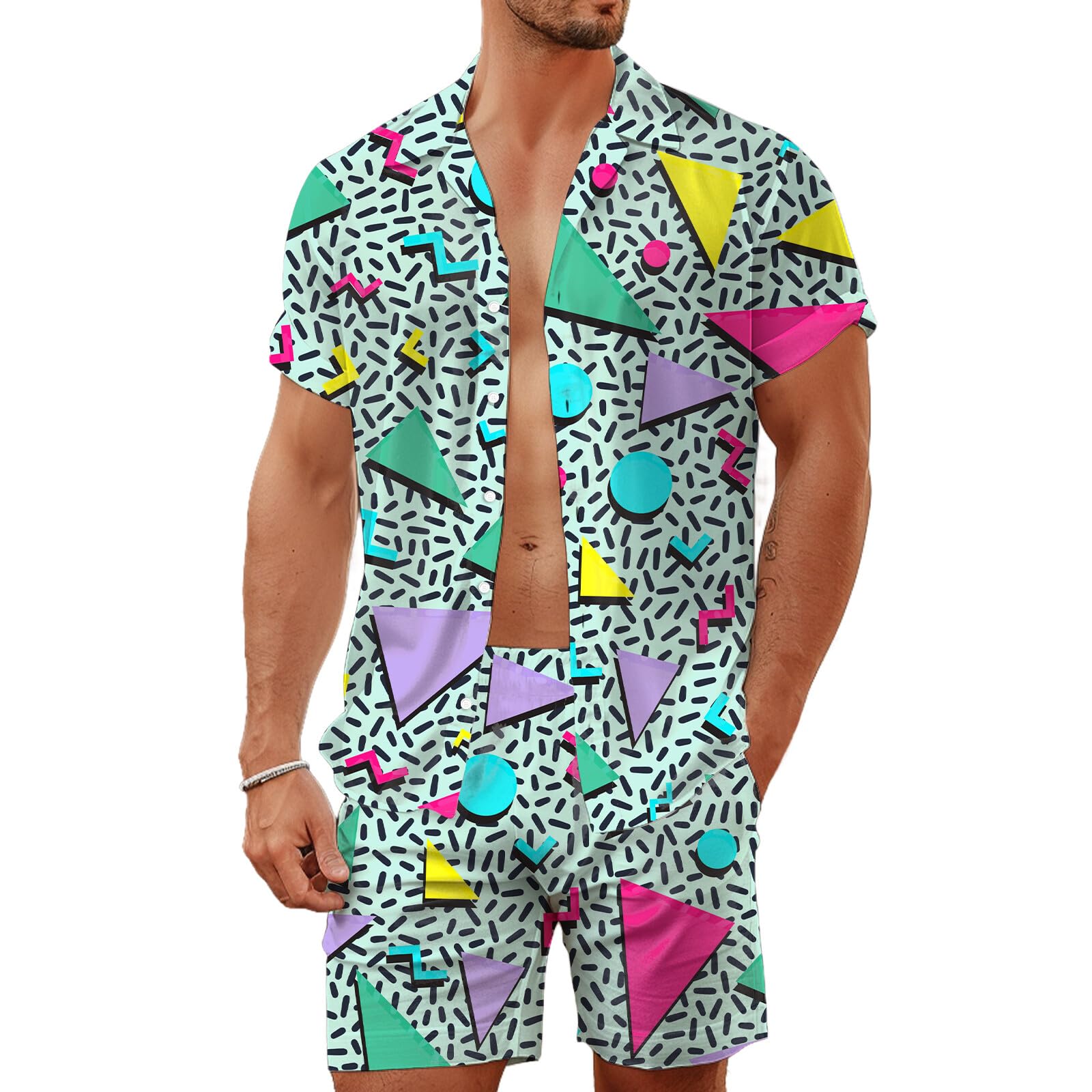 طقم قميص رجالي صيفي بتصميم هند - مراجعة Men'S Formal Beach Wear وسعره