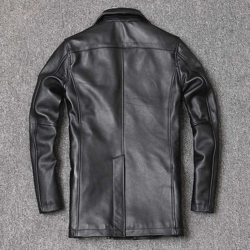جاكيت رجالي من الجلد الطبيعي ب - مراجعة Men Formal Wear Coat وسعره