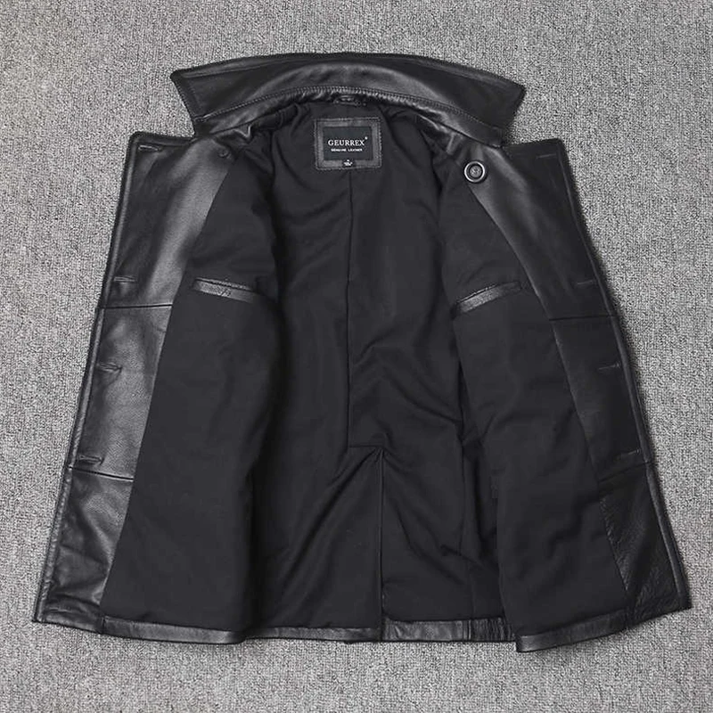 جاكيت رجالي من الجلد الطبيعي ب - مراجعة Men Formal Wear Coat وسعره