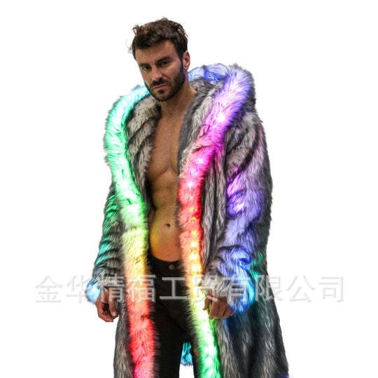 معطف فرو صناعي للرجال ملابس خا - مراجعة Men Formal Wear Coat وسعره