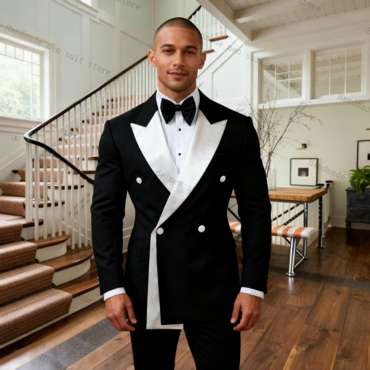 الخريف الرجال الدعاوى 2 قطعة ا - مراجعة Men Formal Wear Wedding Guest وسعره