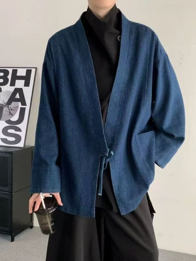 معطف دينم كلاسيكي على الطراز ا - مراجعة Men Formal Wear Coat وسعره