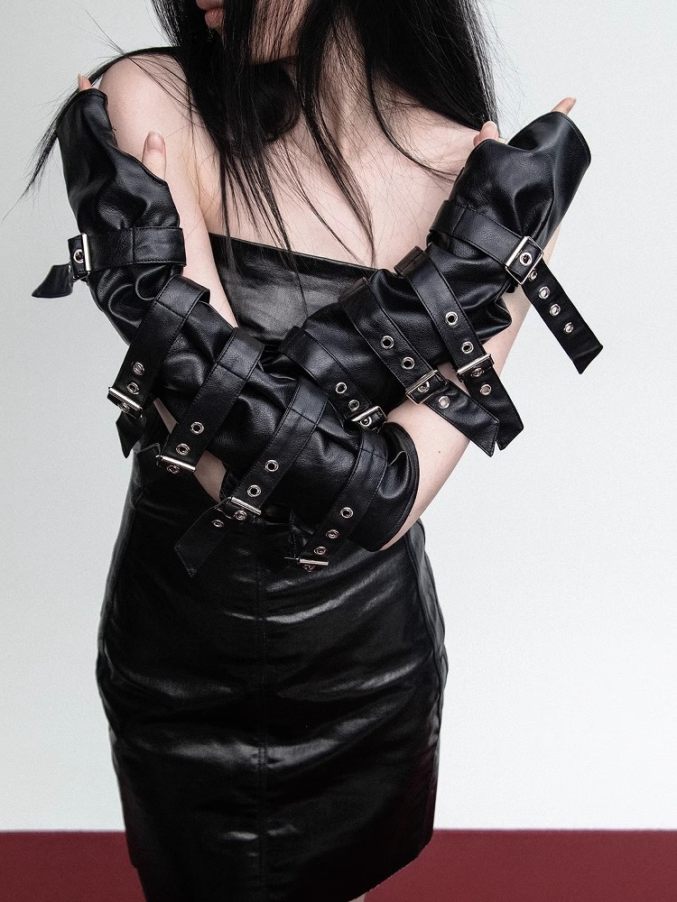قفاز نسائي طويل بدون أصابع من  - مراجعة Formal Glove Leather وسعره