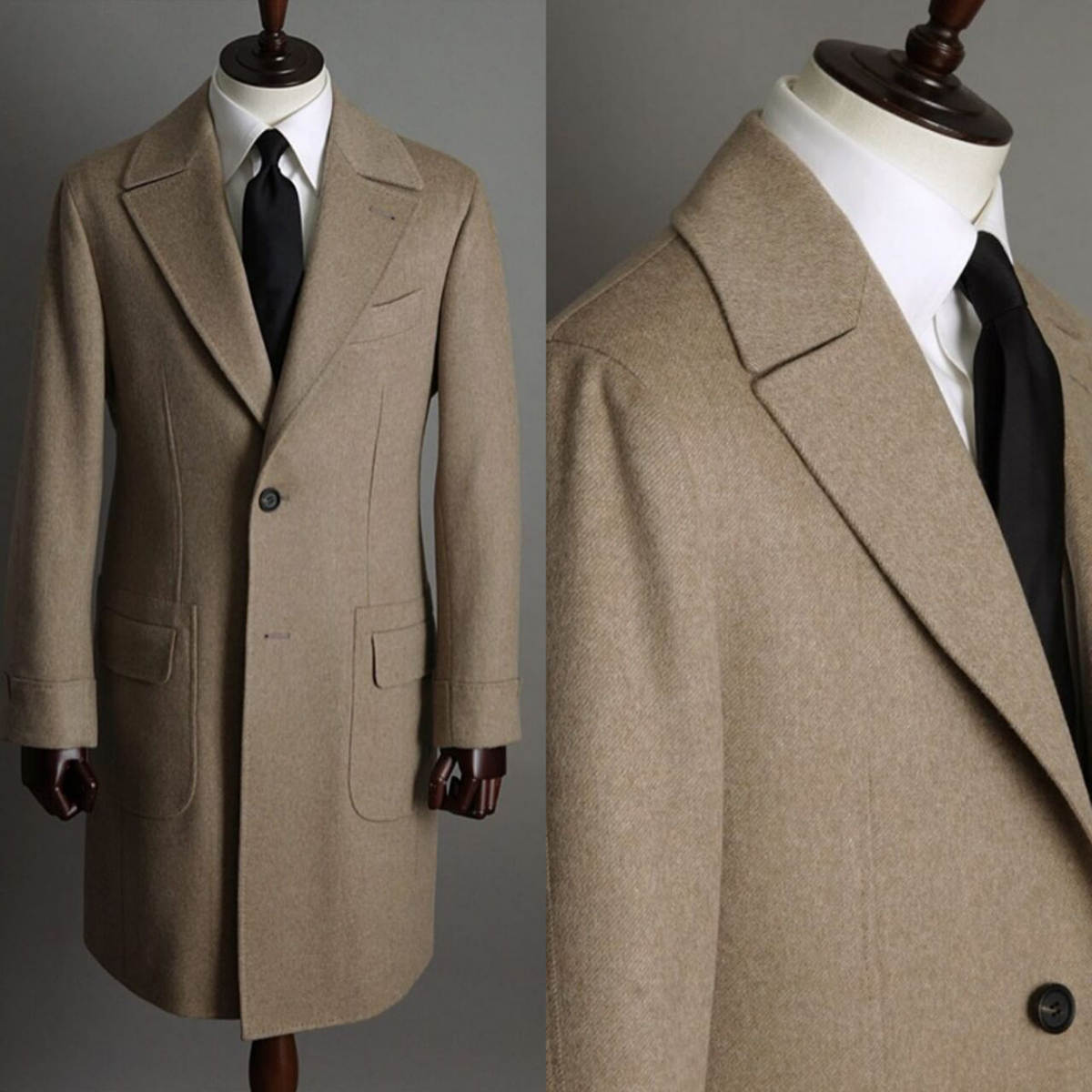 معطف رجالي كاكي عتيق، مناسب لل - مراجعة Men'S Vintage Formal Wear وسعره