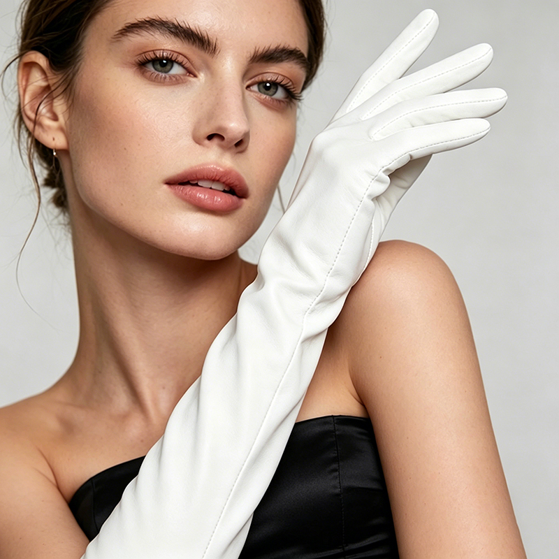 قفازات أوبرا طويلة للنساء من ا - مراجعة Formal Glove Leather وسعره
