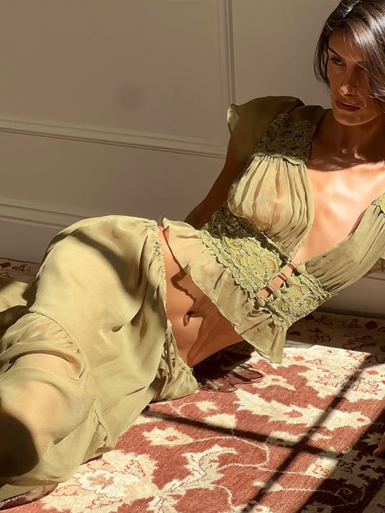 بدلة نسائية أنيقة من الدانتيل  - مراجعة Men'S Formal Beach Wear وسعره